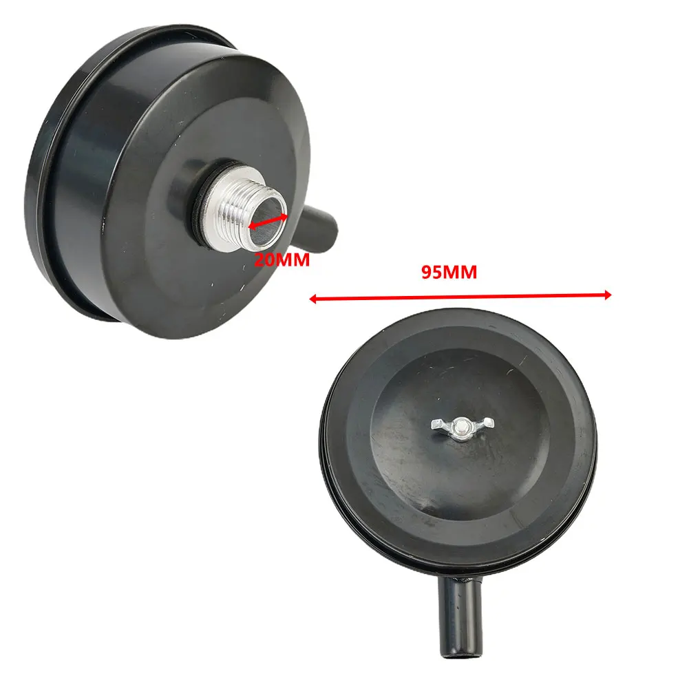 Air Compressor Intake Muffler 20mm Thread Metal Silencer Black 1pc Spare Filter Element For Admitting Port Pneumatic Parts 
Air Compressor Intake Muffler 20mm Thread Metal Silencer Black 1pc Spare Filter Element For Admitting Port Pneumatic Parts