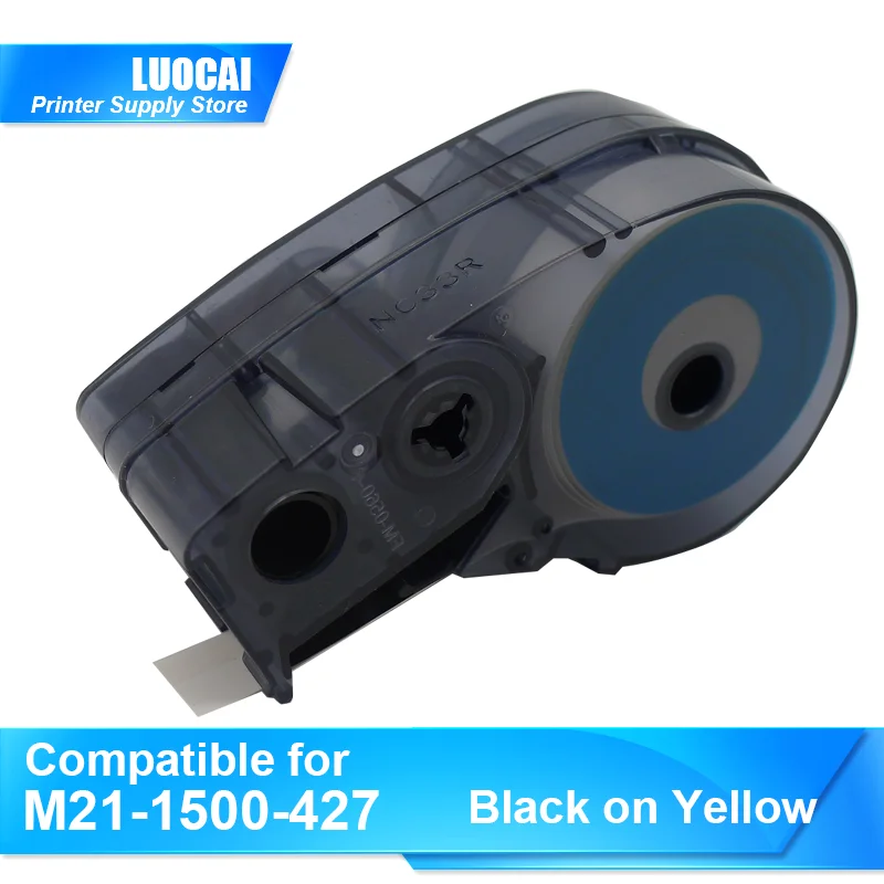 1/5/10pk M21-1500-427-YL Label производитель ленты чернильный картридж, черный на YL Vinyl для Brady, LABPAL Etiqueteuse printer
1/5/10pk M21-1500-427-YL Label производитель ленты чернильный картридж, черный на YL Vinyl для Brady, LABPAL Etiqueteuse printer