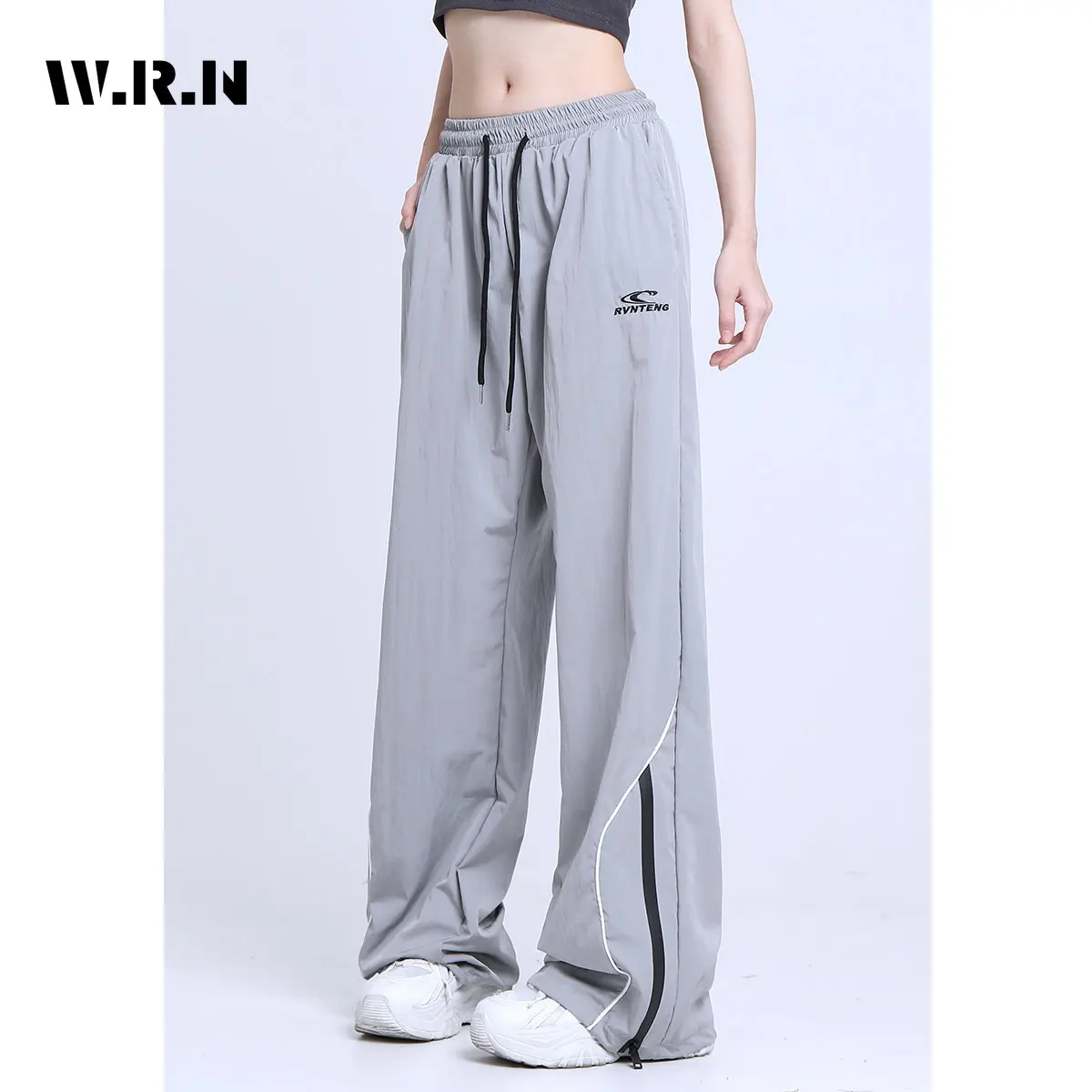 Женские Мешковатые мягкие брюки Y2K с широкими штанинами и эластичным поясом, винтажные уличные спортивные брюки, повседневные брюки для бега
Женские Мешковатые мягкие брюки Y2K с широкими штанинами и эластичным поясом, винтажные уличные спортивные брюки, повседневные брюки для бега