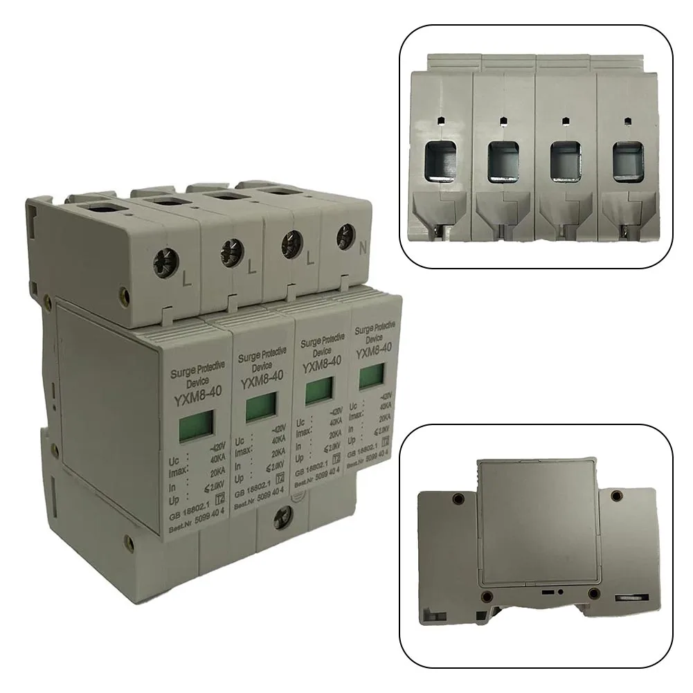 Protection Protector Protector Protector Surge 4P40KA Arrester DC Lightnings Photovoltaic Electrical Equipment
Protection Protector Protector Protector Surge 4P40KA Arrester DC Lightnings Photovoltaic Electrical Equipment