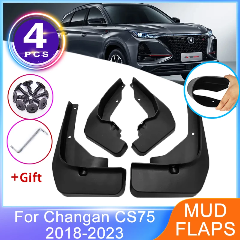 4PCS Car Mudguards For Changan CS75 2018 2019 2020 2021 2022 2023 Front Rear Fender Mud Flaps Splash Guard Mudflaps Accessories
4PCS Car Mudguards For Changan CS75 2018 2019 2020 2021 2022 2023 Front Rear Fender Mud Flaps Splash Guard Mudflaps Accessories