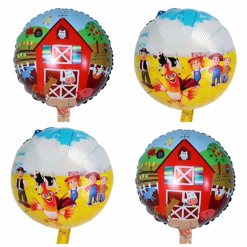 50pcs 18inch Cartoon Farm Animals Foil Balloons Pasture Animal Chicken Helium Globos Farm Theme Party Decorations Kids Toys
50pcs 18inch Cartoon Farm Animals Foil Balloons Pasture Animal Chicken Helium Globos Farm Theme Party Decorations Kids Toys