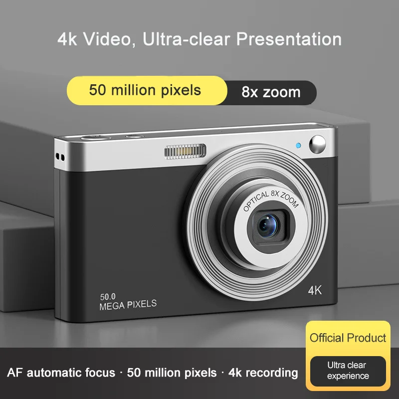 4K Ультра-высокая четкость 2,88 дюймовый IPS экран 8x оптический зум Цифровая камера телескопическая камера на 50 мегапикселей
4K Ультра-высокая четкость 2,88 дюймовый IPS экран 8x оптический зум Цифровая камера телескопическая камера на 50 мегапикселей