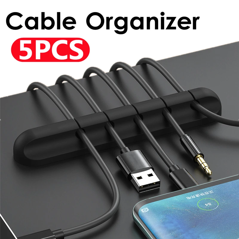 Держатель для кабеля, силиконовый держатель для кабеля, настольные клипсы для аккуратного управления, держатель для наушников, мыши, клавиа... 
Держатель для кабеля, силиконовый держатель для кабеля, настольные клипсы для аккуратного управления, держатель для наушников, мыши, клавиа...