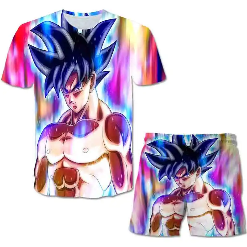 Kid's T Shirt+Shorts 2pcs Suit Children Boys Girls New Anime Dragon- ball Series Summer 3D Print Fashion Trend Style Suit
Kid's T Shirt+Shorts 2pcs Suit Children Boys Girls New Anime Dragon- ball Series Summer 3D Print Fashion Trend Style Suit