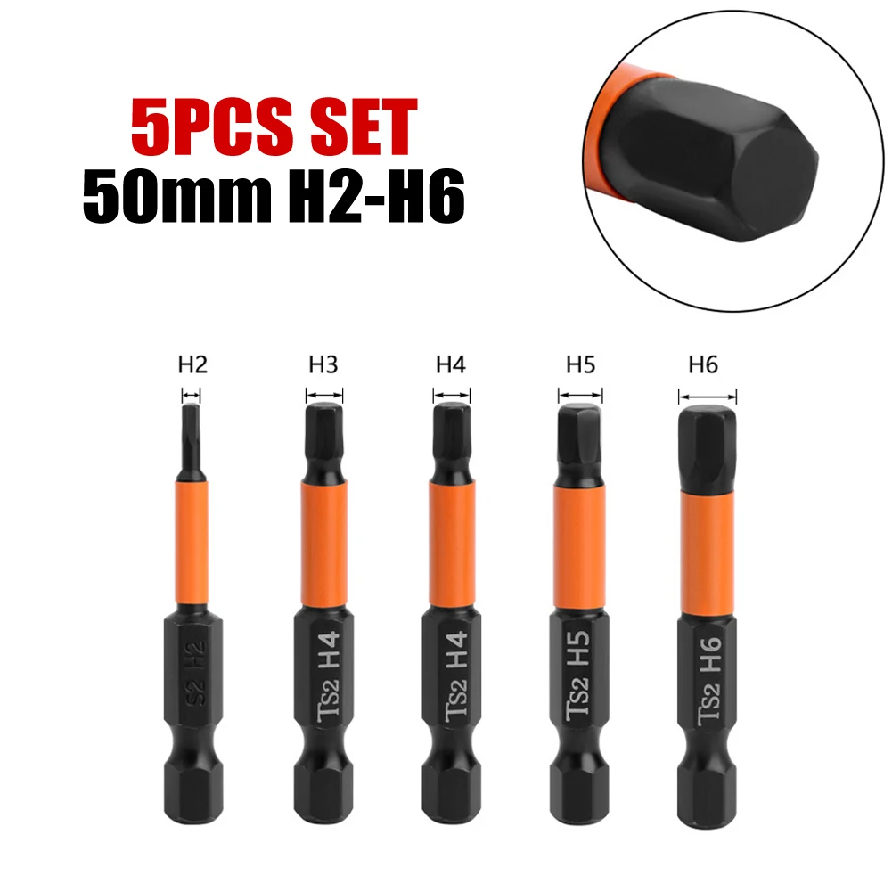 5pcs Hexagon Screwdriver Bit Quick Change Impact Driver Power Drill H 2.0 H3.0 H4.0 H5.0 H6.0 Socket Electric Screwdriver Bit
5pcs Hexagon Screwdriver Bit Quick Change Impact Driver Power Drill H 2.0 H3.0 H4.0 H5.0 H6.0 Socket Electric Screwdriver Bit