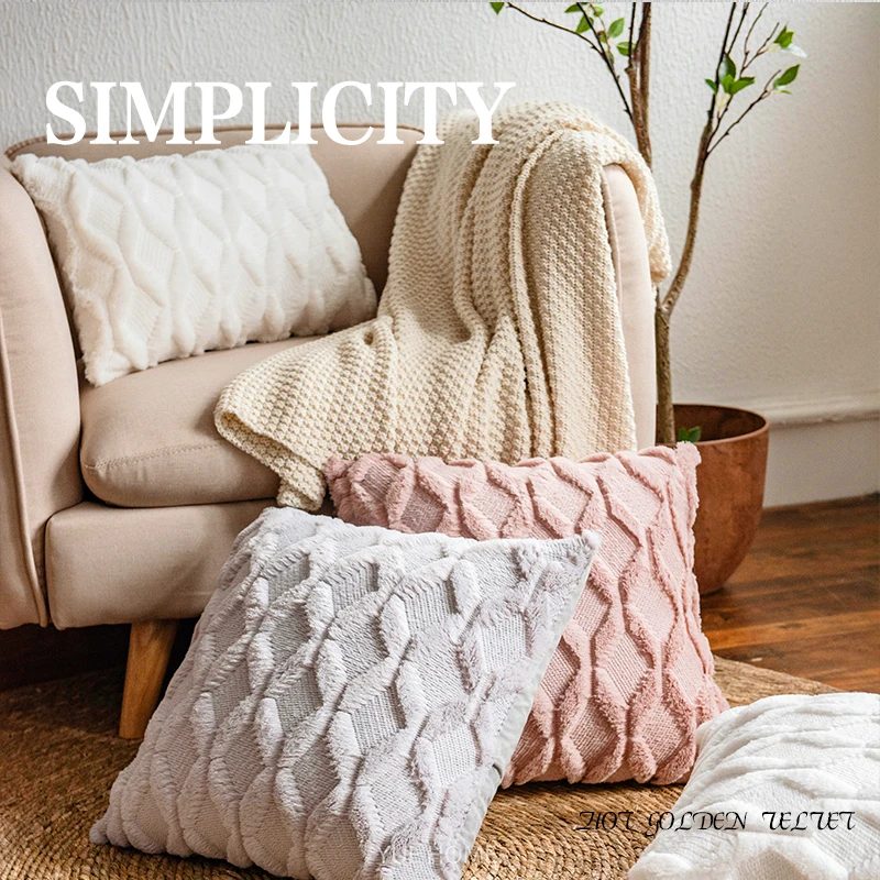 Plush Short Wool Cushion Cover 45x45cm Velvet Decorative Throw Pillow Cover Faux Fur Pillowcases For Sofa Bedroom Funda Cojin
Plush Short Wool Cushion Cover 45x45cm Velvet Decorative Throw Pillow Cover Faux Fur Pillowcases For Sofa Bedroom Funda Cojin
