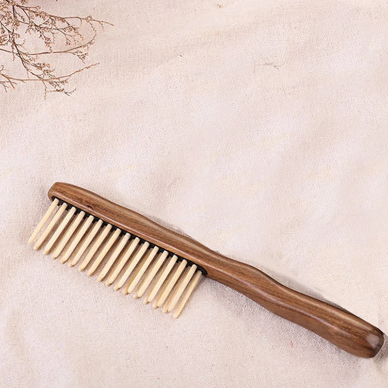 Natural Sandalwood Hair Comb Handmade Wooden Comb Detangling Wide Tooth Comb New Design
Natural Sandalwood Hair Comb Handmade Wooden Comb Detangling Wide Tooth Comb New Design