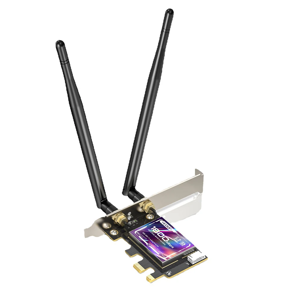 WiFi6 Wireless Wifi Adapter Network Card 2.4G/5G Dual Band AX1800 bluetooth-compatible 5.2 WiFi 6 Adapter for PC Computer
WiFi6 Wireless Wifi Adapter Network Card 2.4G/5G Dual Band AX1800 bluetooth-compatible 5.2 WiFi 6 Adapter for PC Computer