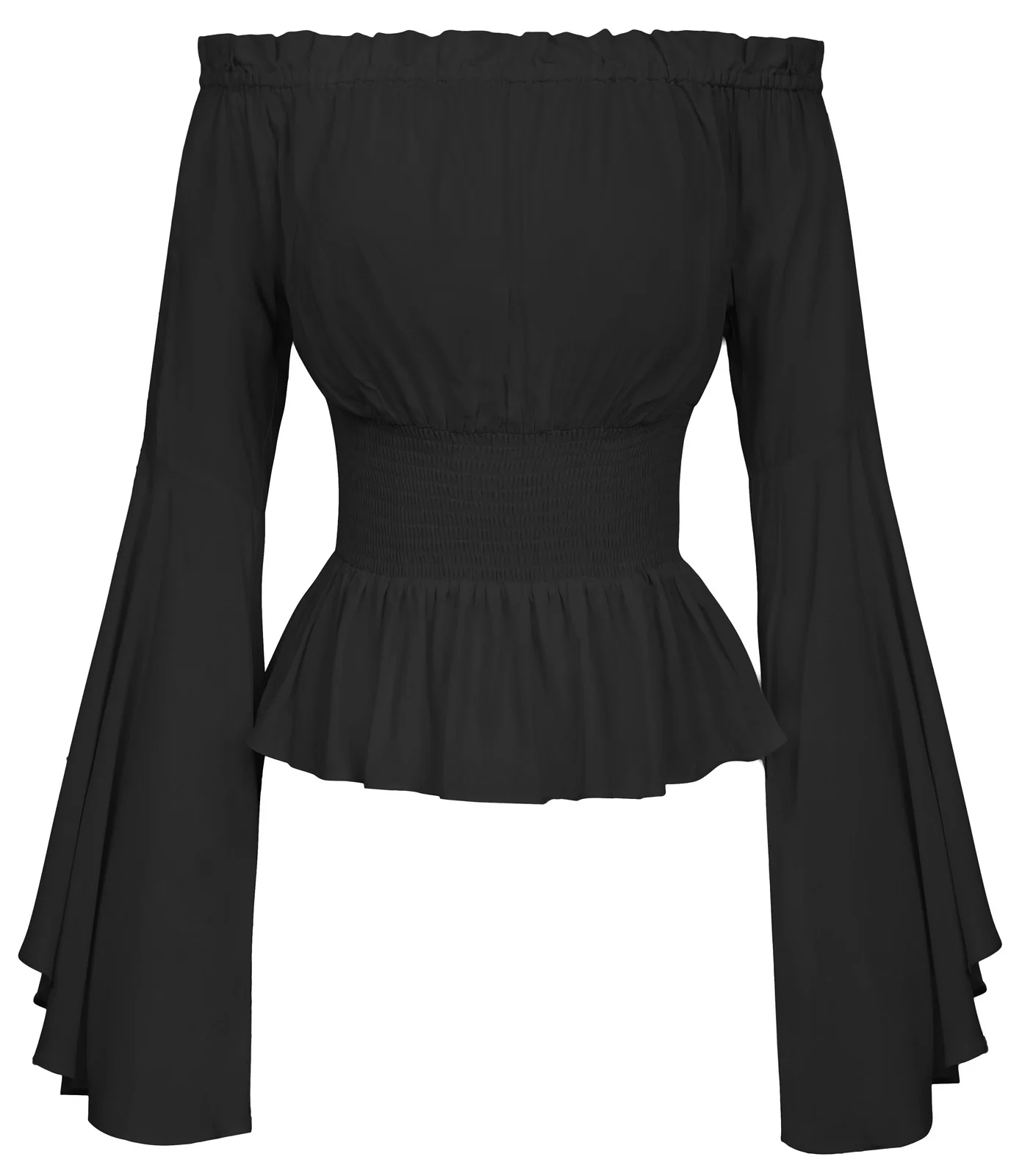 BP Women's Blouse Gothic Victorian Bell Sleeves Tops Retro Vintage Renaissance Medieval T Shirt Off Shoulder Cosplay Costume Top
BP Women's Blouse Gothic Victorian Bell Sleeves Tops Retro Vintage Renaissance Medieval T Shirt Off Shoulder Cosplay Costume Top