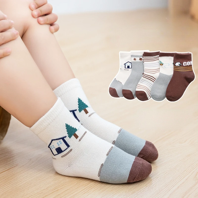 5 Pairs/Lot 1 To 12 Years Children's Socks Spring & Autumn Cute Cartoon Baby Boys and Girls Student Cotton Socks Kids Socks
5 Pairs/Lot 1 To 12 Years Children's Socks Spring & Autumn Cute Cartoon Baby Boys and Girls Student Cotton Socks Kids Socks