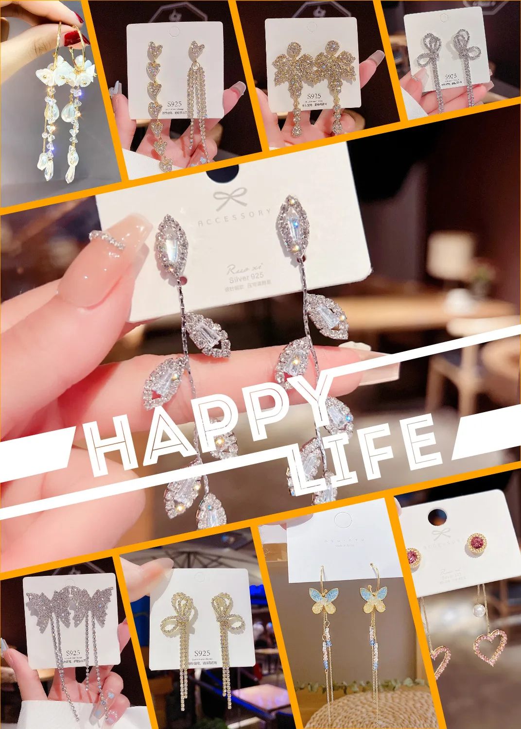 Fashion Light Luxury 925 Silver Needles Zirconia Earrings Senior Sense Earrings Temperament Tassel Earring Women Jewelry Gifts
Fashion Light Luxury 925 Silver Needles Zirconia Earrings Senior Sense Earrings Temperament Tassel Earring Women Jewelry Gifts