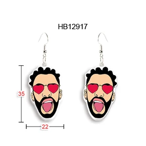 Acrylic famous star bad bunny Earrings Big Long Dangle Drop Unique North America Animal Jewelry For Women Girls Kid Gift
Acrylic famous star bad bunny Earrings Big Long Dangle Drop Unique North America Animal Jewelry For Women Girls Kid Gift