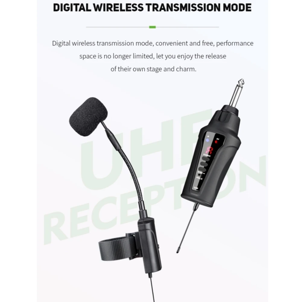 Receiver Wireless Mic Accompaniment Stable Studio Recording UHF USB Charging 6.35mm To 3.5mm Clear Conversion Plug
Receiver Wireless Mic Accompaniment Stable Studio Recording UHF USB Charging 6.35mm To 3.5mm Clear Conversion Plug