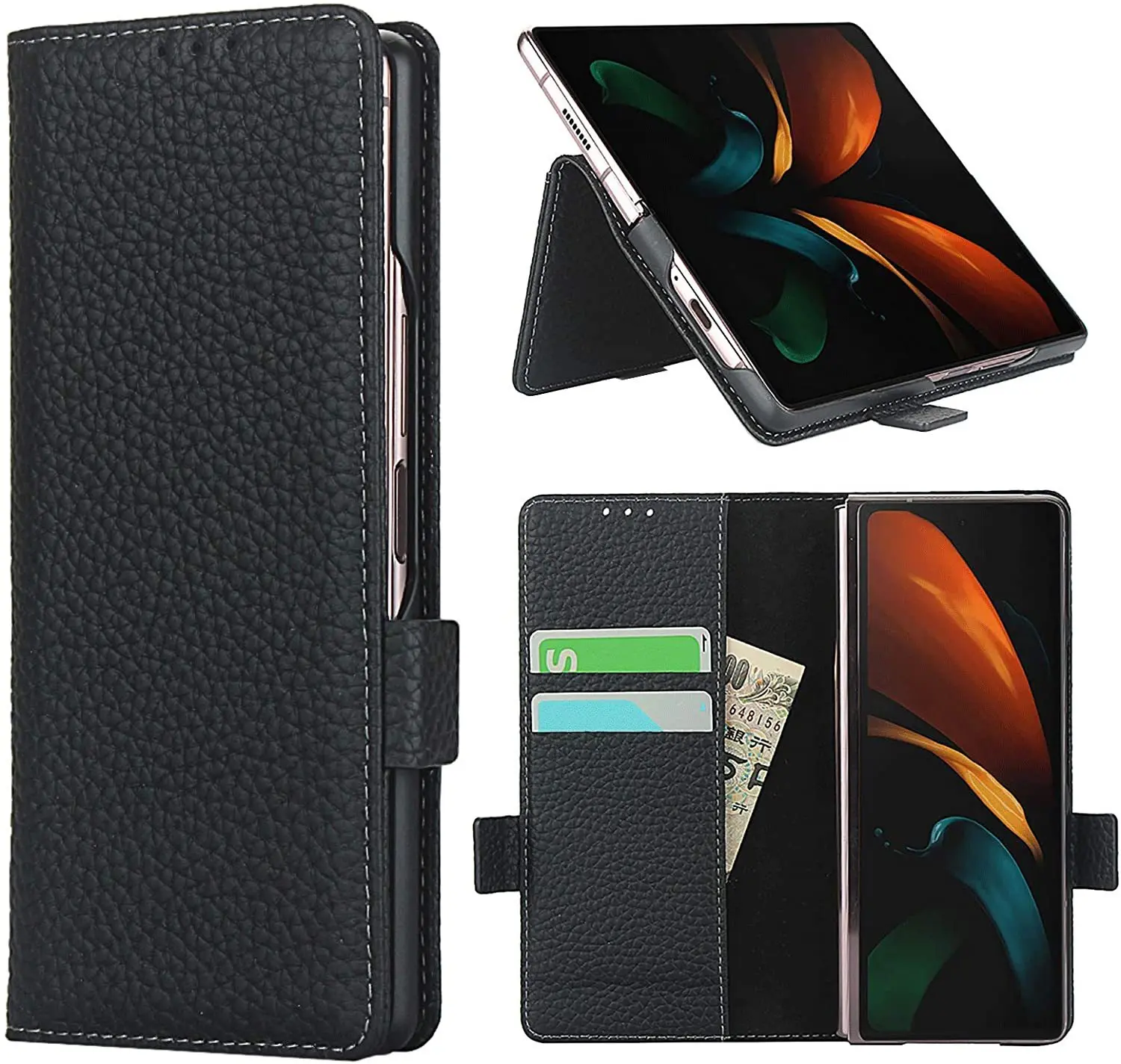 Luxury Full Protection Business Leather Case for Samsung Galaxy Z Fold 3 Fold 4 Fold4 Fold3 5G Card Pocket Mobile Phone Cover
Luxury Full Protection Business Leather Case for Samsung Galaxy Z Fold 3 Fold 4 Fold4 Fold3 5G Card Pocket Mobile Phone Cover