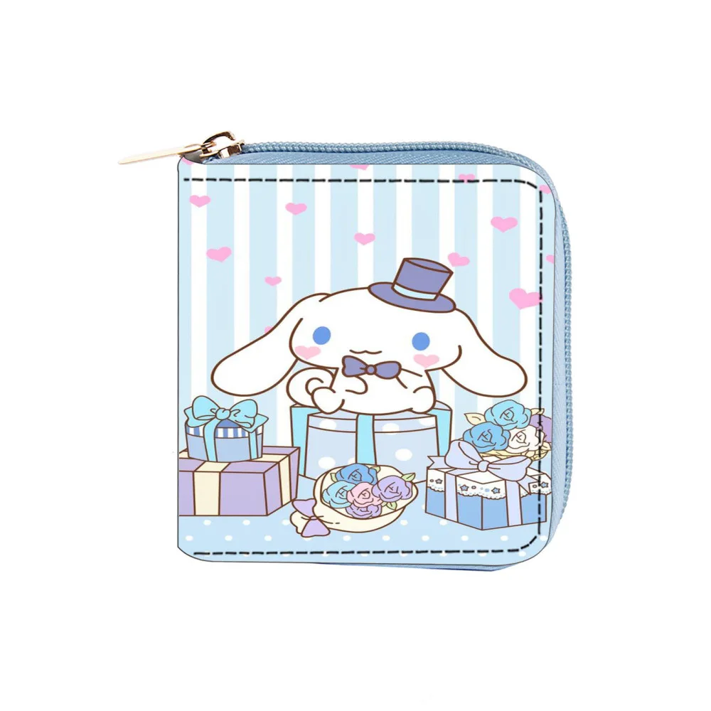 Sanrio Women Purse Girl PU Zipper Short Small Purse Cartoon Peripheral Cinnamoroll Print Student Multi-function Storage Bag
Sanrio Women Purse Girl PU Zipper Short Small Purse Cartoon Peripheral Cinnamoroll Print Student Multi-function Storage Bag
