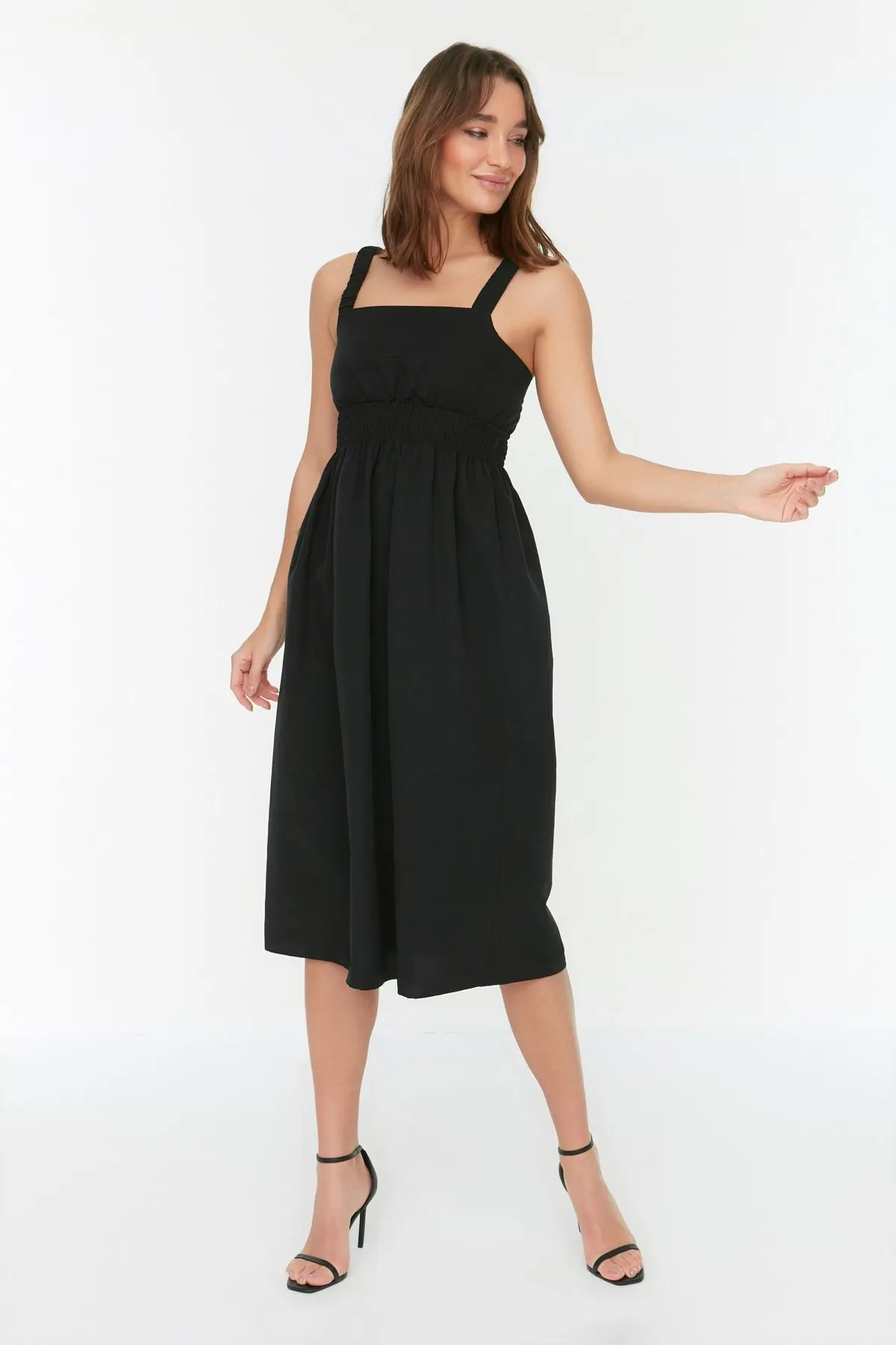 Women's Dress Black Back Detailed Strap Elegant Fashion Casual Casual Comfortable Short Sleeve Summer Boho Beach Dress Dress
Women's Dress Black Back Detailed Strap Elegant Fashion Casual Casual Comfortable Short Sleeve Summer Boho Beach Dress Dress