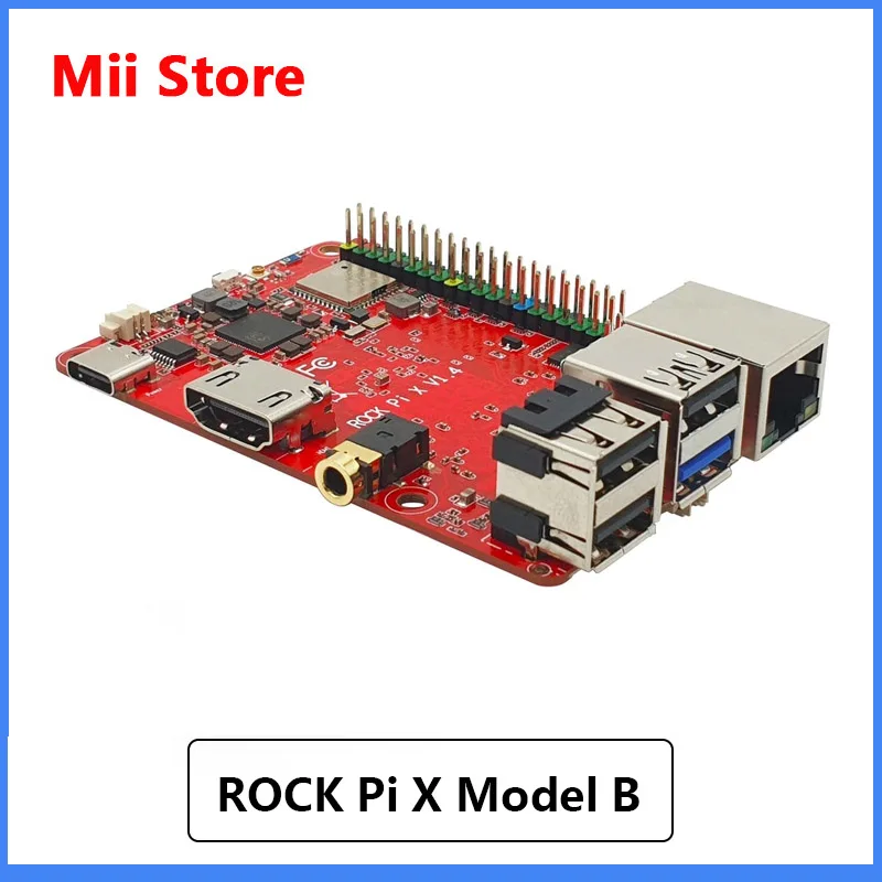 ROCK Pi X Model B Win10 Intel Atom x5-Z8300 board 4G 32G eMMC flash , MicroSD card socket
ROCK Pi X Model B Win10 Intel Atom x5-Z8300 board 4G 32G eMMC flash , MicroSD card socket