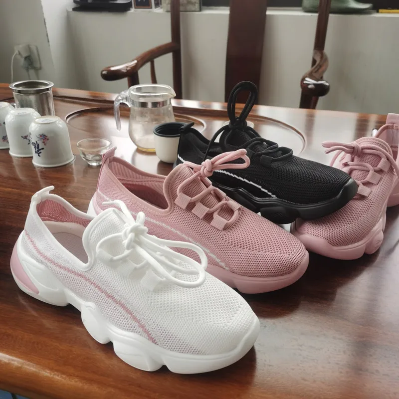 2022 Women's Sneakers Breathable Knitted Casual Women Socks Shoes Lace Up Ladies Flats Female Spring Vulcanized Running Shoes
2022 Women's Sneakers Breathable Knitted Casual Women Socks Shoes Lace Up Ladies Flats Female Spring Vulcanized Running Shoes