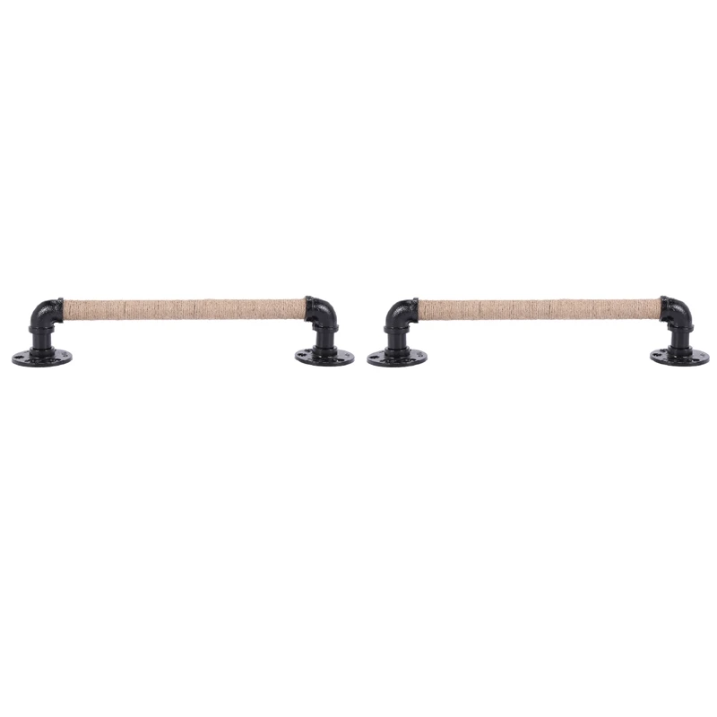 2X Industrial Style Pipe Furniture Handle Barn Sliding Wooden Door Handles Black Vintage Wrought Iron Rope Handle
2X Industrial Style Pipe Furniture Handle Barn Sliding Wooden Door Handles Black Vintage Wrought Iron Rope Handle