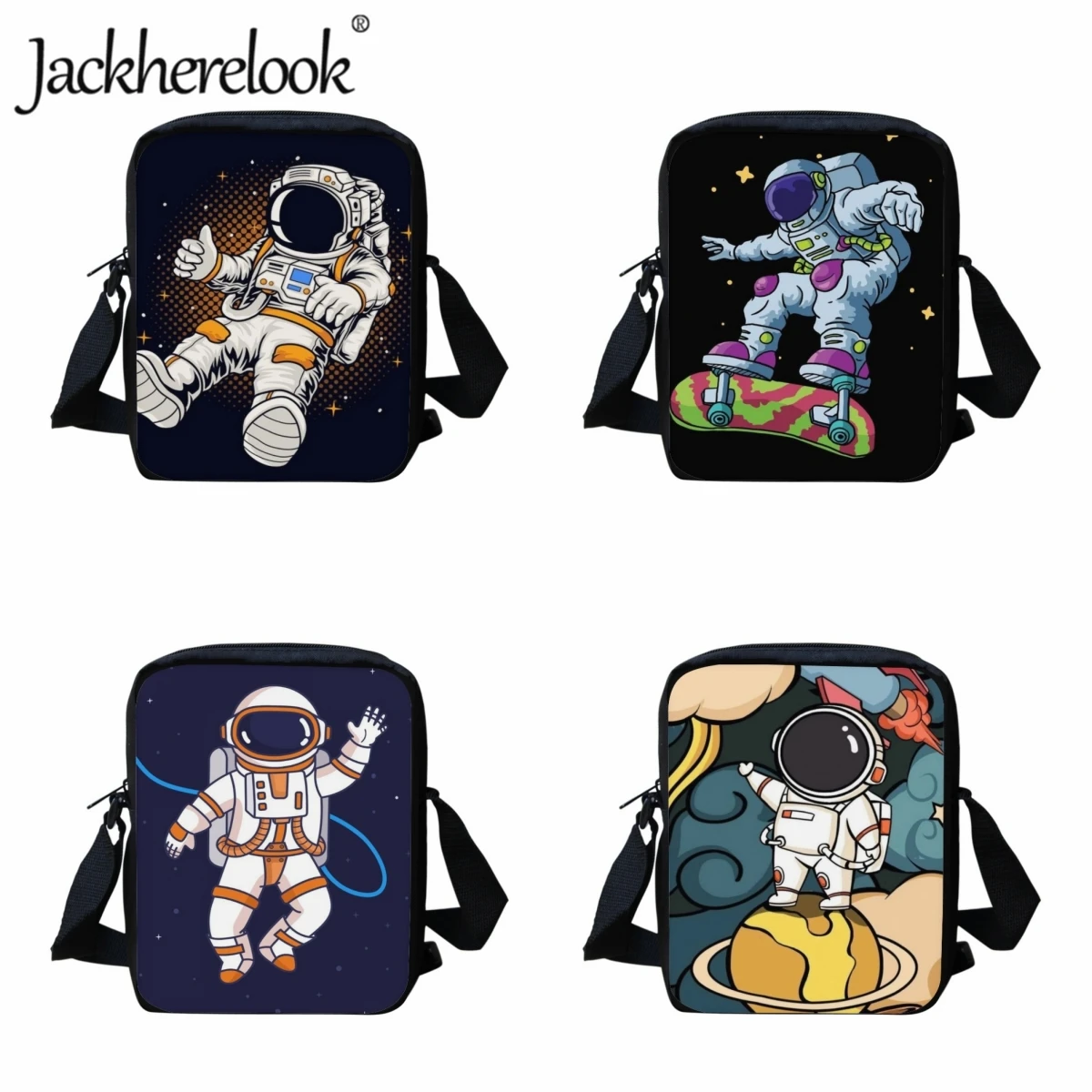 Jackherelook Astronaut Pattern Children's Crossbody Bag Fashion Practical Shoulderbags for Kids Bookbags Boys Girls Lunch Bag
Jackherelook Astronaut Pattern Children's Crossbody Bag Fashion Practical Shoulderbags for Kids Bookbags Boys Girls Lunch Bag