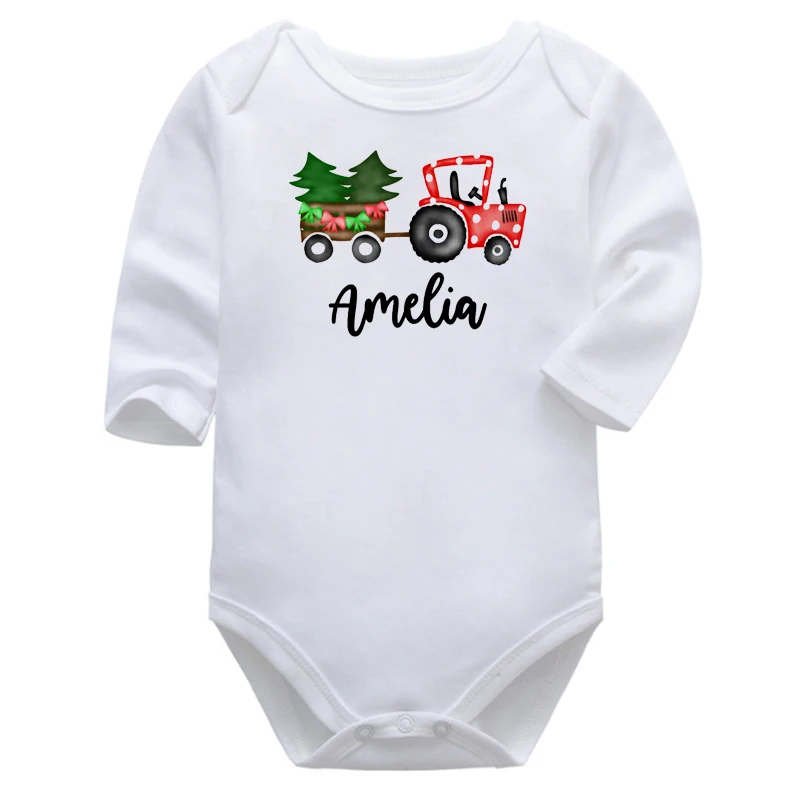 Christmas Car Onesie Baby Boy Romper Christmas Tree Baby Bodysuit Personality Name 7-12m Newborn Boy Clothes Fashion
Christmas Car Onesie Baby Boy Romper Christmas Tree Baby Bodysuit Personality Name 7-12m Newborn Boy Clothes Fashion