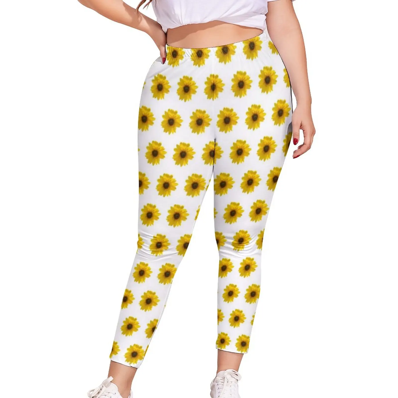 Sunlit Sunflower Print Leggings Sunflowers Minimalist Workout Legging Female Push-Up Fashion Basic Pants
Sunlit Sunflower Print Leggings Sunflowers Minimalist Workout Legging Female Push-Up Fashion Basic Pants