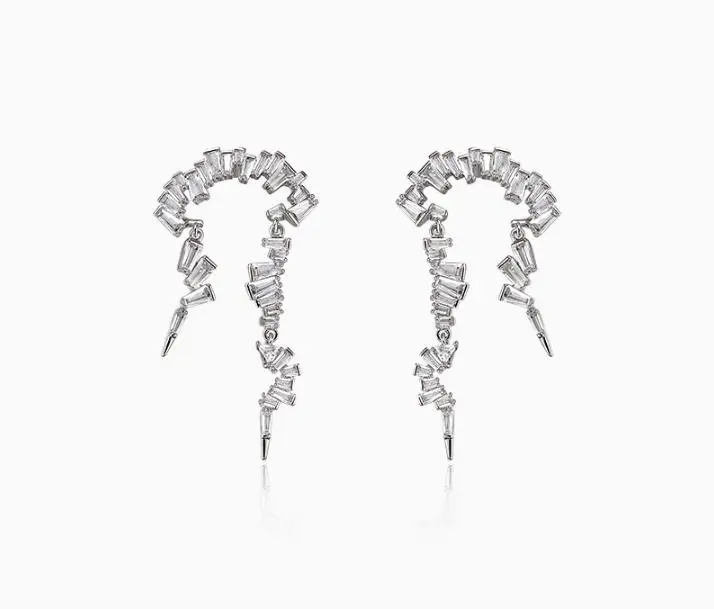 Timeless Wonder Fancy Zirconia Geo Stud Earrings for Women Designer Jewelry Gothic Ins Kpop Bride Gift Rare Trendy Top Date 4354 
Timeless Wonder Fancy Zirconia Geo Stud Earrings for Women Designer Jewelry Gothic Ins Kpop Bride Gift Rare Trendy Top Date 4354