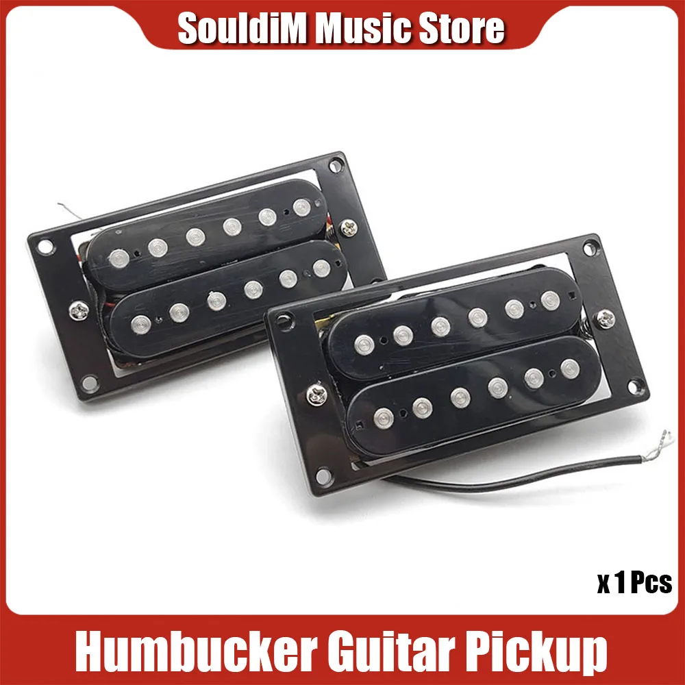Guitar Pickup Humbucker Double Coil Electric Guitar Pickups 50/52mm with installing Frame Guitar Accessories
Guitar Pickup Humbucker Double Coil Electric Guitar Pickups 50/52mm with installing Frame Guitar Accessories