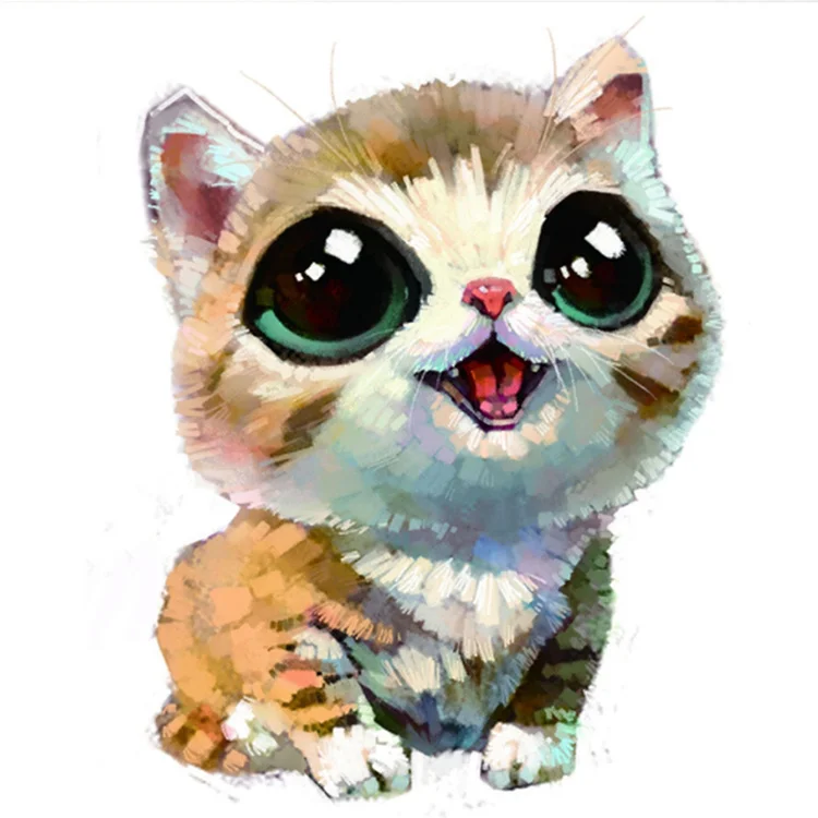 Animal 5D Diamond Art Painting Big Eyes Cute Cat Full Diamond Mosaic Rhinestone Embroidery Cross Stitch Kit Home Decor
Animal 5D Diamond Art Painting Big Eyes Cute Cat Full Diamond Mosaic Rhinestone Embroidery Cross Stitch Kit Home Decor
