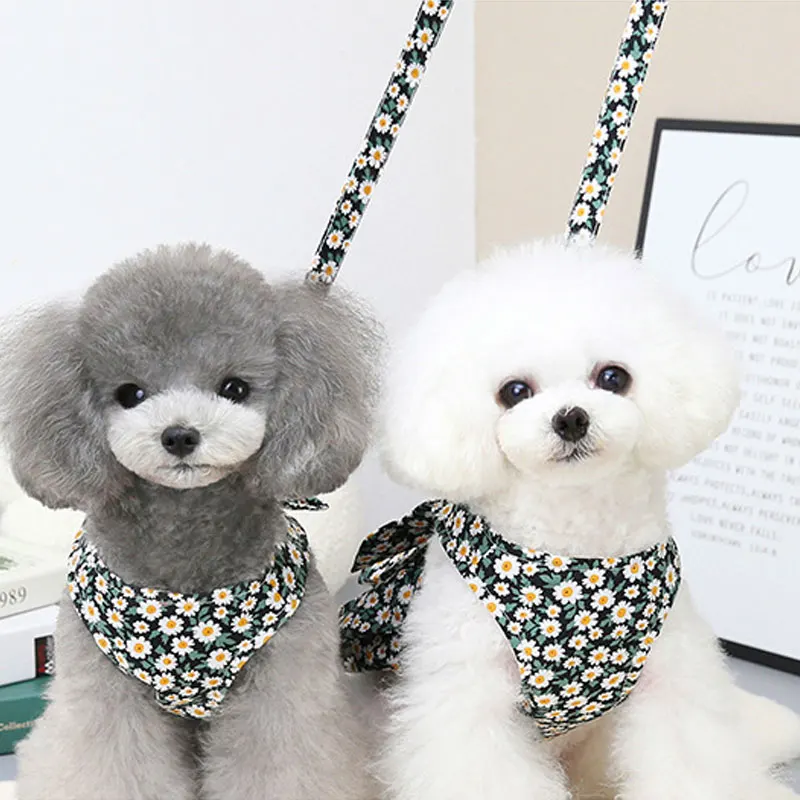 Pet Vest Skirt With Bell Daisy Print Harness Dog Cat Walking Leash Small Medium Dogs Chest Strap Summer Puppy Dog Clothes
Pet Vest Skirt With Bell Daisy Print Harness Dog Cat Walking Leash Small Medium Dogs Chest Strap Summer Puppy Dog Clothes