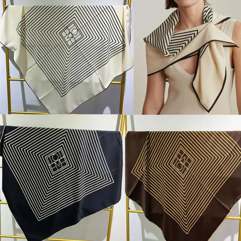 Manual Hand Rolled Twill Silk Scarf Women Geometric Print Curled Square Scarves Echarpes Foulards Femme Wrap Bandana Hijab 90cm
Manual Hand Rolled Twill Silk Scarf Women Geometric Print Curled Square Scarves Echarpes Foulards Femme Wrap Bandana Hijab 90cm
