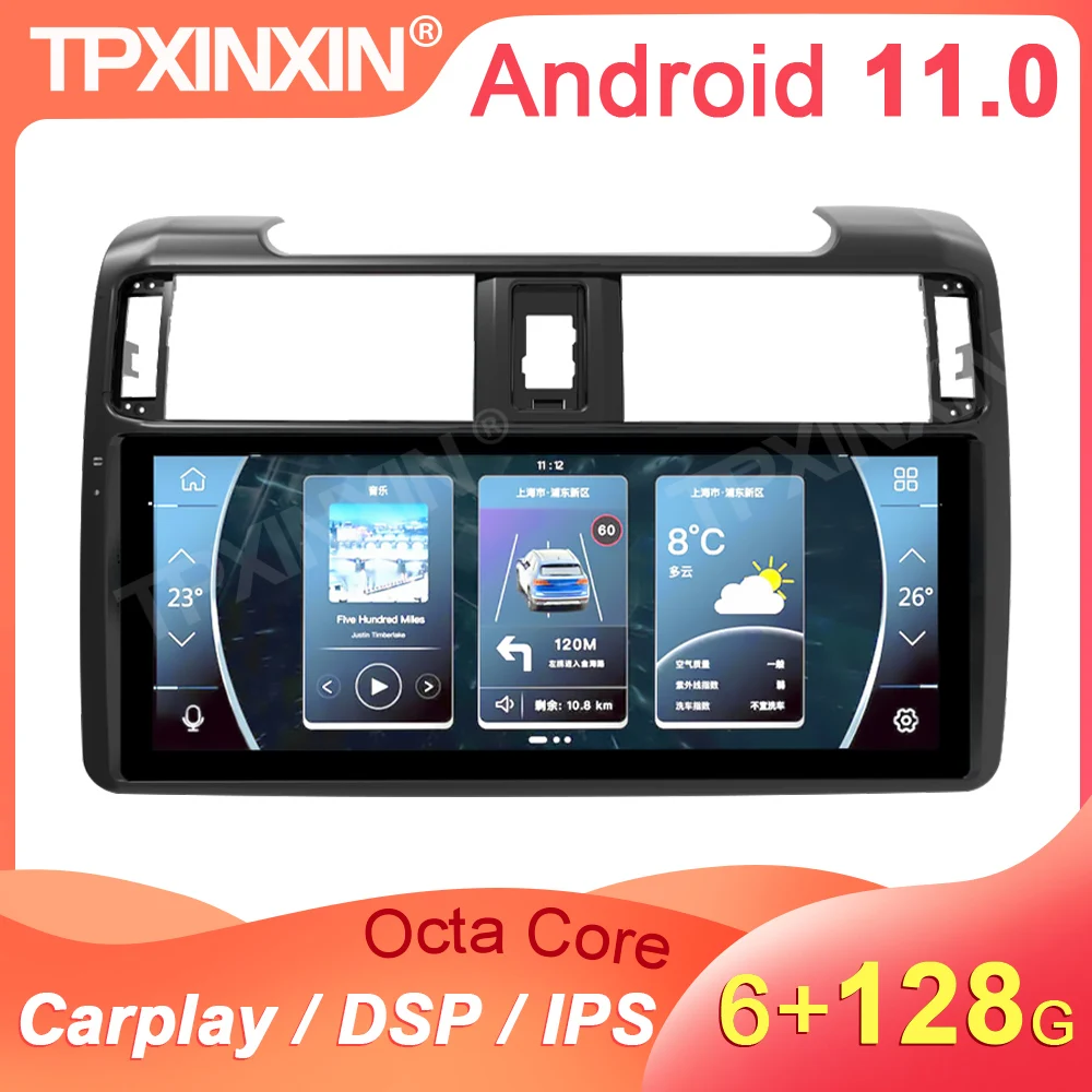 Беспроводной автомобильный мультимедийный плеер TPXINXIN на базе Android 11 для Toyota 4 runner 2009-2019 с сенсорным экраном и задней камерой
Беспроводной автомобильный мультимедийный плеер TPXINXIN на базе Android 11 для Toyota 4 runner 2009-2019 с сенсорным экраном и задней камерой