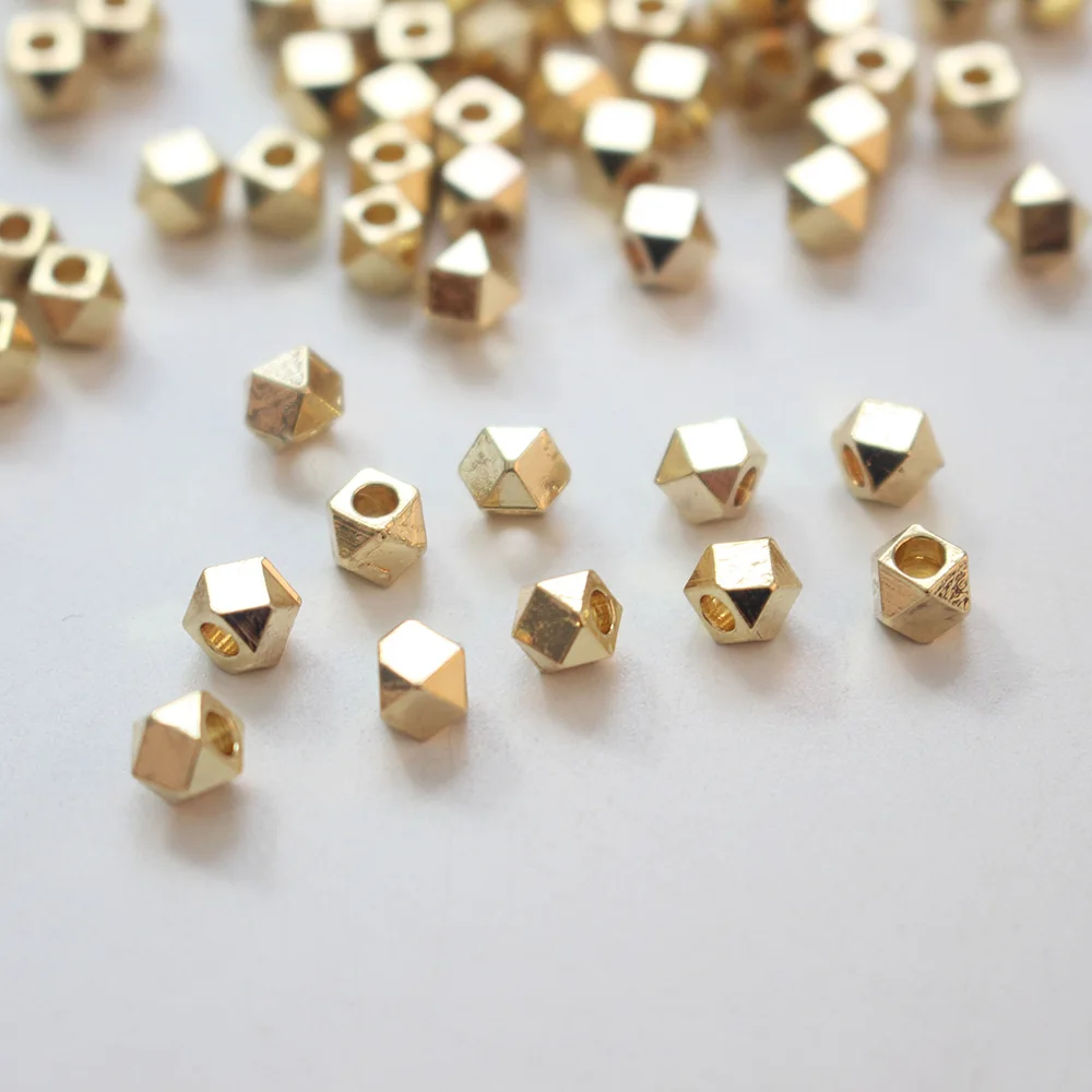 40PCS 14k Gold Plated Brass Copper Diamond Beads Bracelet Earrings DIY Jewelry Making Suopplies Material Accessories
40PCS 14k Gold Plated Brass Copper Diamond Beads Bracelet Earrings DIY Jewelry Making Suopplies Material Accessories