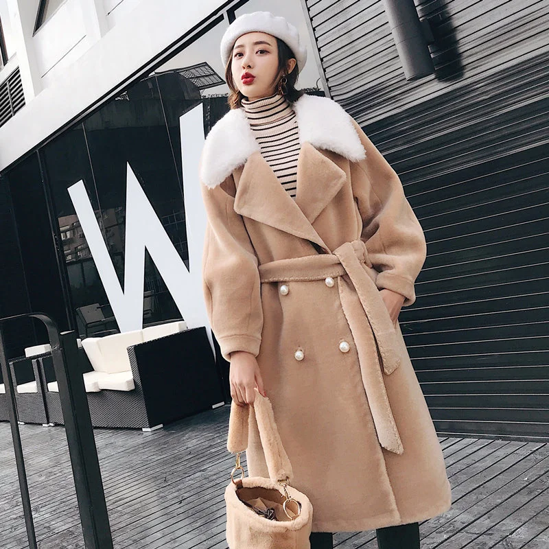 Superior Winter quality Real Wool Fur Coat Sheep Shearling Jacket Fashion With Belt Thick Warm Women Jackets Outwear
Superior Winter quality Real Wool Fur Coat Sheep Shearling Jacket Fashion With Belt Thick Warm Women Jackets Outwear