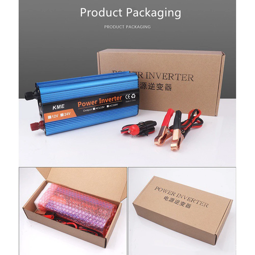 Car Inverter Power Inverter LCD Display CCC Power Inverter Vehicle Inverter With Transformer Function 1 2V/24V To 220
Car Inverter Power Inverter LCD Display CCC Power Inverter Vehicle Inverter With Transformer Function 1 2V/24V To 220