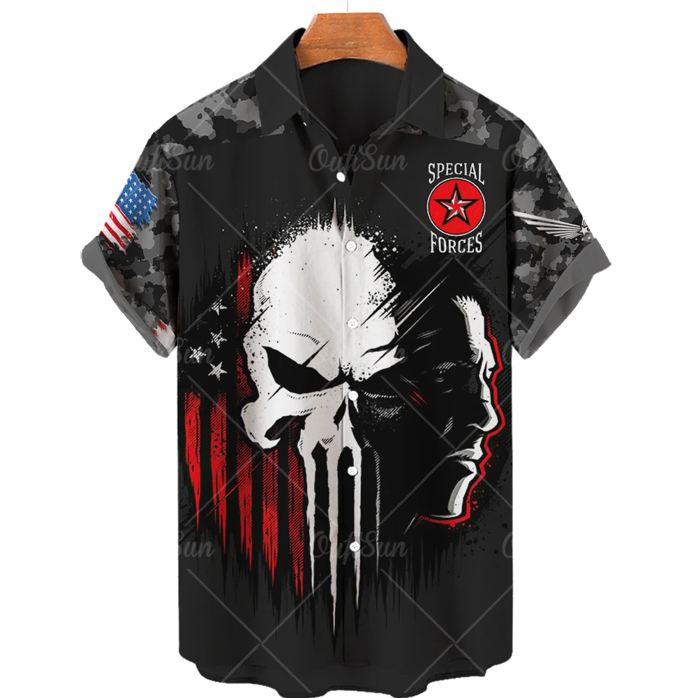 2023 Veterans Men's Shirts Loose Breathable Lapel Hawaiian Shirts Printed Street Fashion Shirts Short Sleeves Men's Skeleton 3D
2023 Veterans Men's Shirts Loose Breathable Lapel Hawaiian Shirts Printed Street Fashion Shirts Short Sleeves Men's Skeleton 3D