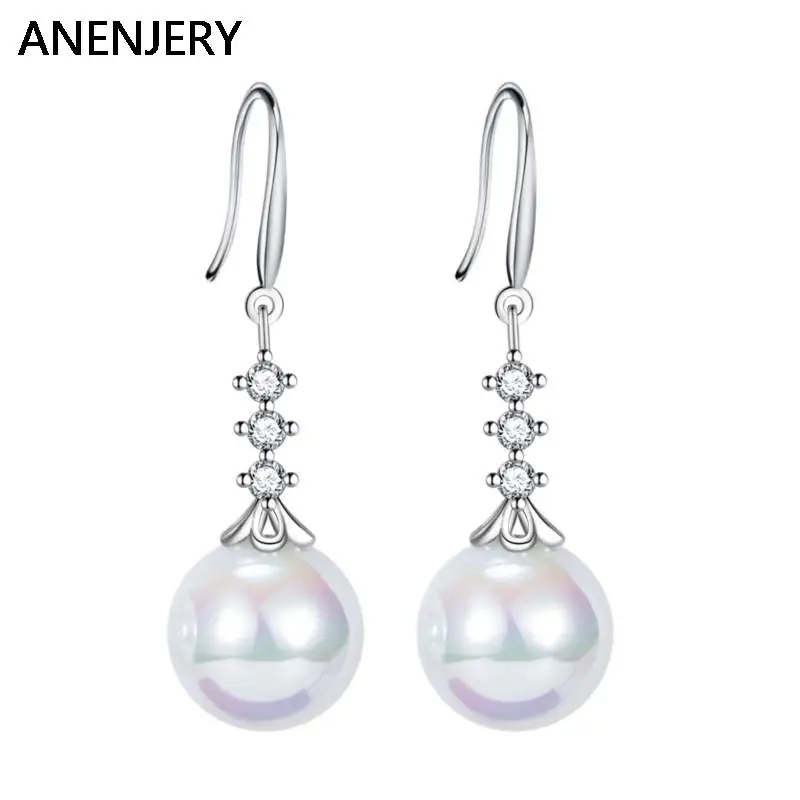DAYIN Big Symphony Imitation Pearl Drop Earrings For Women Unique Luxury Zircon Earhook Party Jewelry Pendientes Wholesale
DAYIN Big Symphony Imitation Pearl Drop Earrings For Women Unique Luxury Zircon Earhook Party Jewelry Pendientes Wholesale