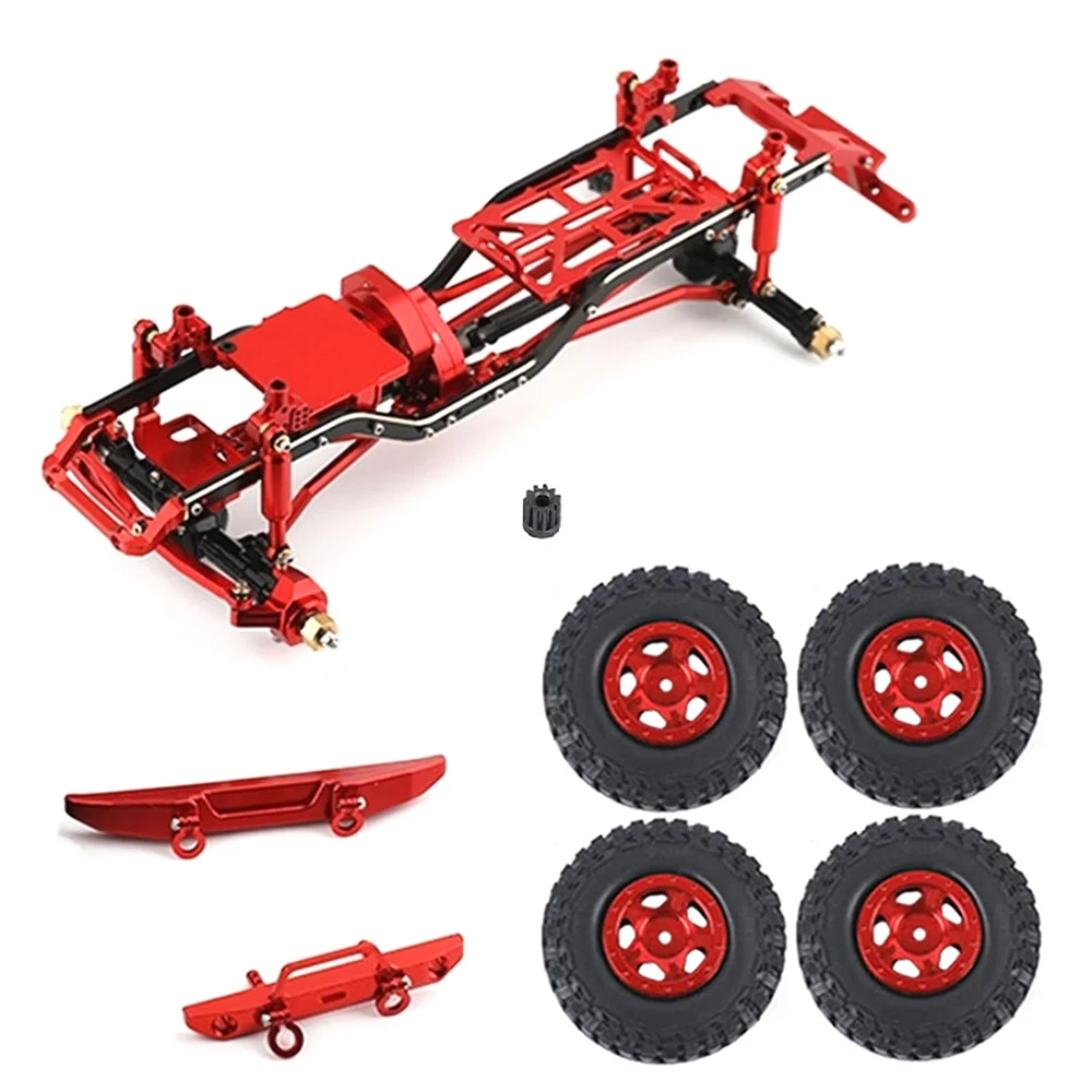 Комплект металлических рамок для осевого каркаса SCX24 AXI00005 Jeep Gladiator 1/24 RC Гусеничный автомобиль, обновленные детали, красный
Комплект металлических рамок для осевого каркаса SCX24 AXI00005 Jeep Gladiator 1/24 RC Гусеничный автомобиль, обновленные детали, красный