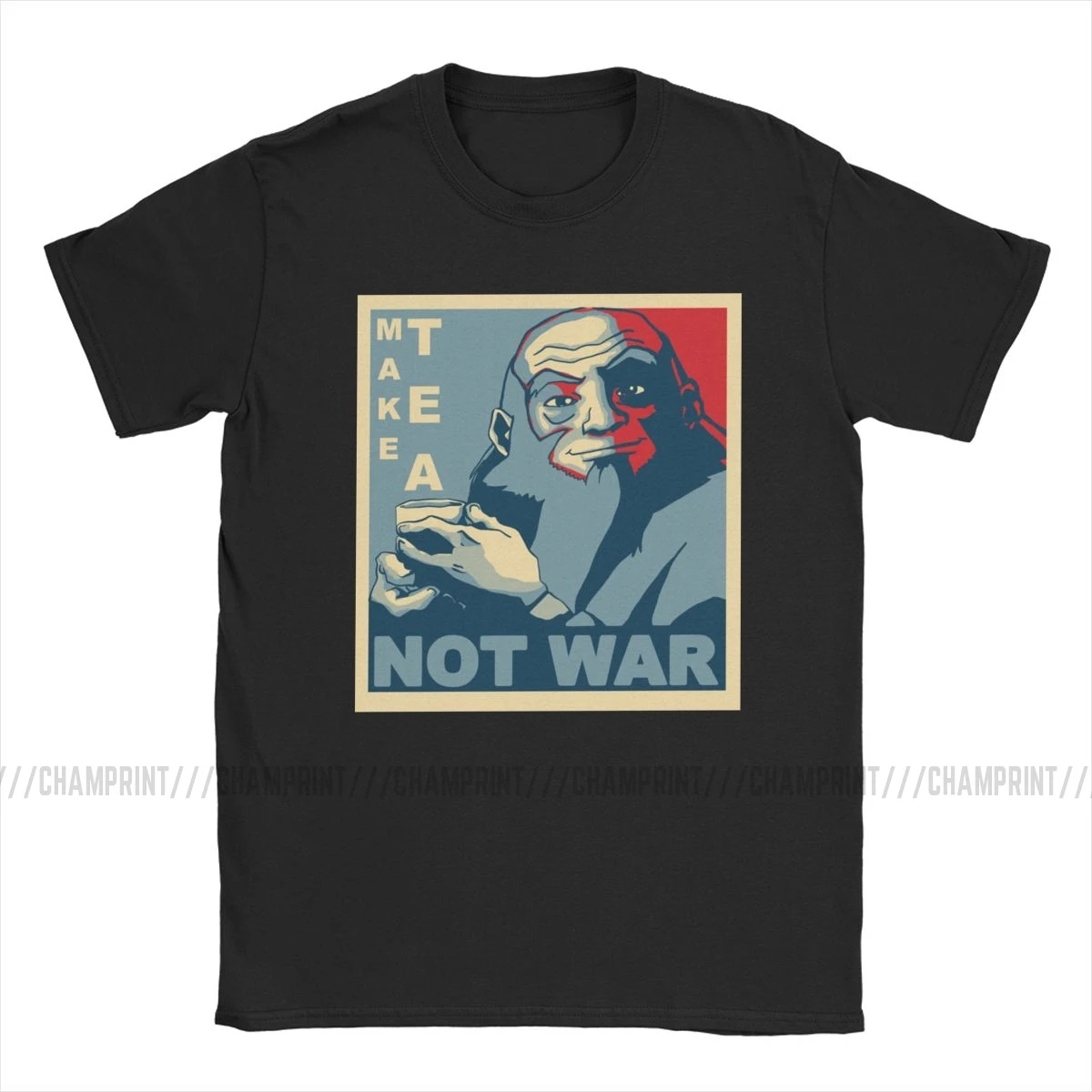 Мужские футболки Iroh Make Tea Not War Avatar The Last Airbender новинка хлопковая футболка с
