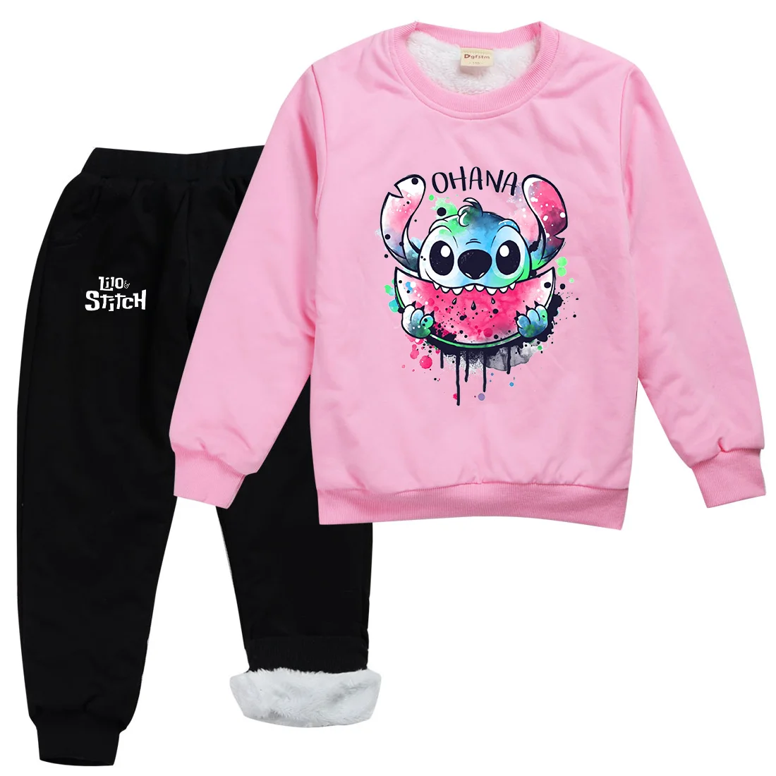 Disney Lilo Stitch Boys Girls Clothing Sets Thick Winter Pants Set Warm Kids Clothes 2Pcs Sportswear Casual Children's Clothing
Disney Lilo Stitch Boys Girls Clothing Sets Thick Winter Pants Set Warm Kids Clothes 2Pcs Sportswear Casual Children's Clothing