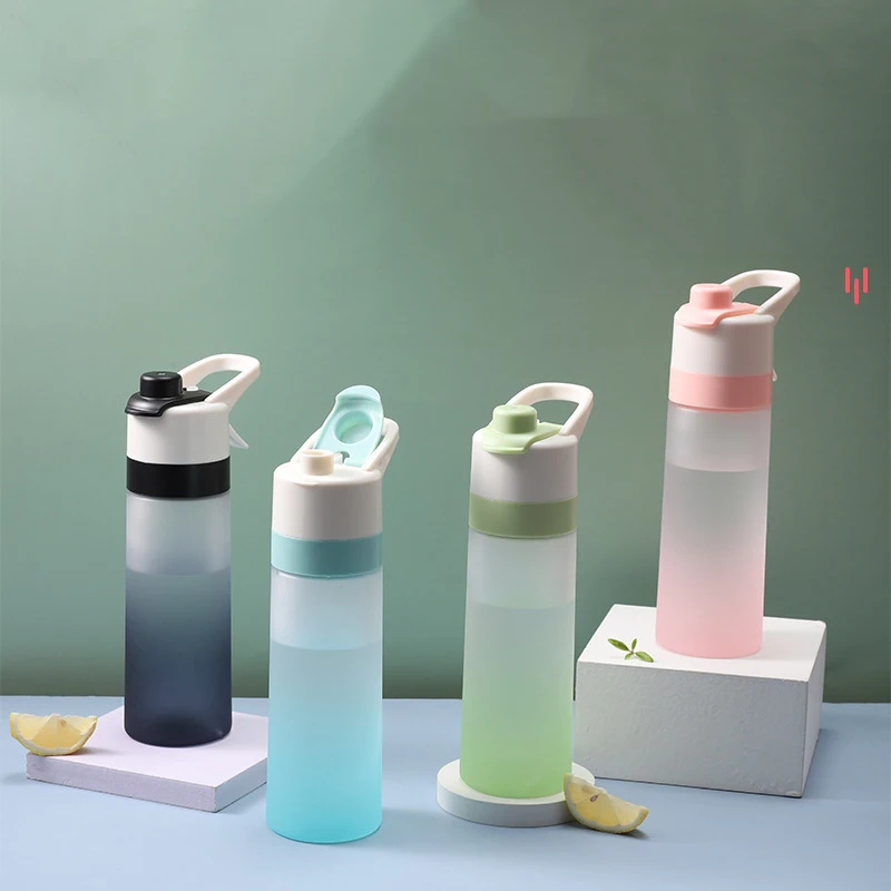 Sport Water Bottle Outdoor Creative Mist Spray With Leak Proof Portable Drinking Cup Plastic Jug For Gym Straw Kitchen Drinkware
Sport Water Bottle Outdoor Creative Mist Spray With Leak Proof Portable Drinking Cup Plastic Jug For Gym Straw Kitchen Drinkware