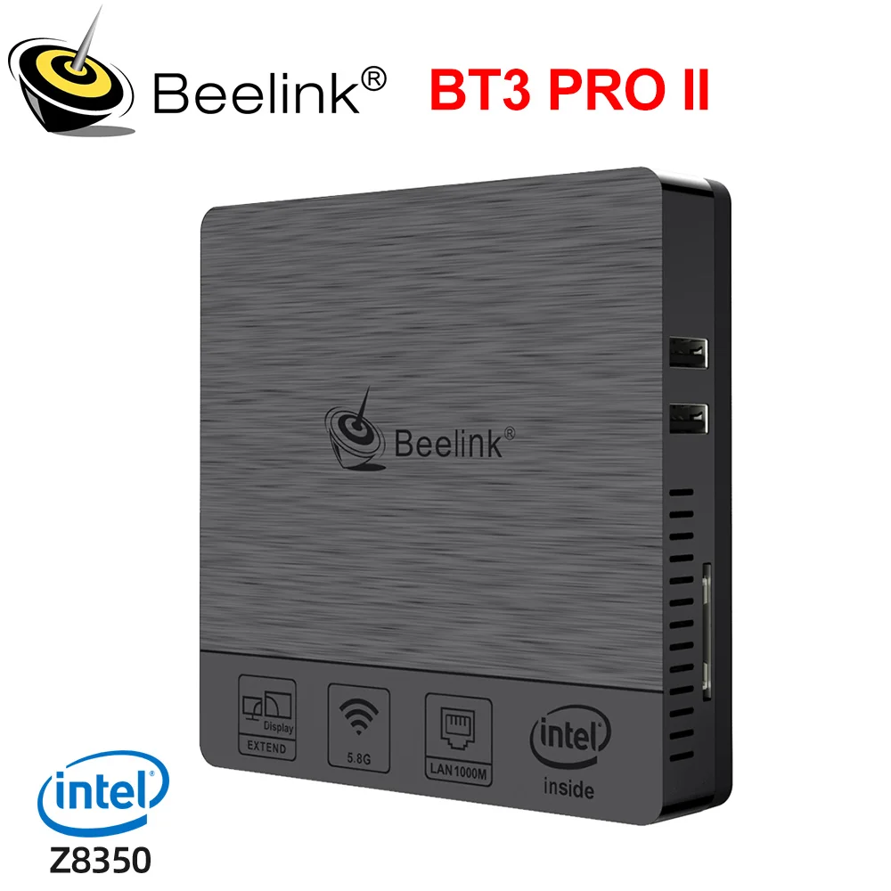 Мини-ПК Beelink BT3 Pro II, Intel Atom, Windows 10 Pro, 4 ГБ, 64 ГБ, 1000 м, двойной Wi-Fi, BT4.0, HD, VGA, USB3.0, настольный мини-компьютер
Мини-ПК Beelink BT3 Pro II, Intel Atom, Windows 10 Pro, 4 ГБ, 64 ГБ, 1000 м, двойной Wi-Fi, BT4.0, HD, VGA, USB3.0, настольный мини-компьютер