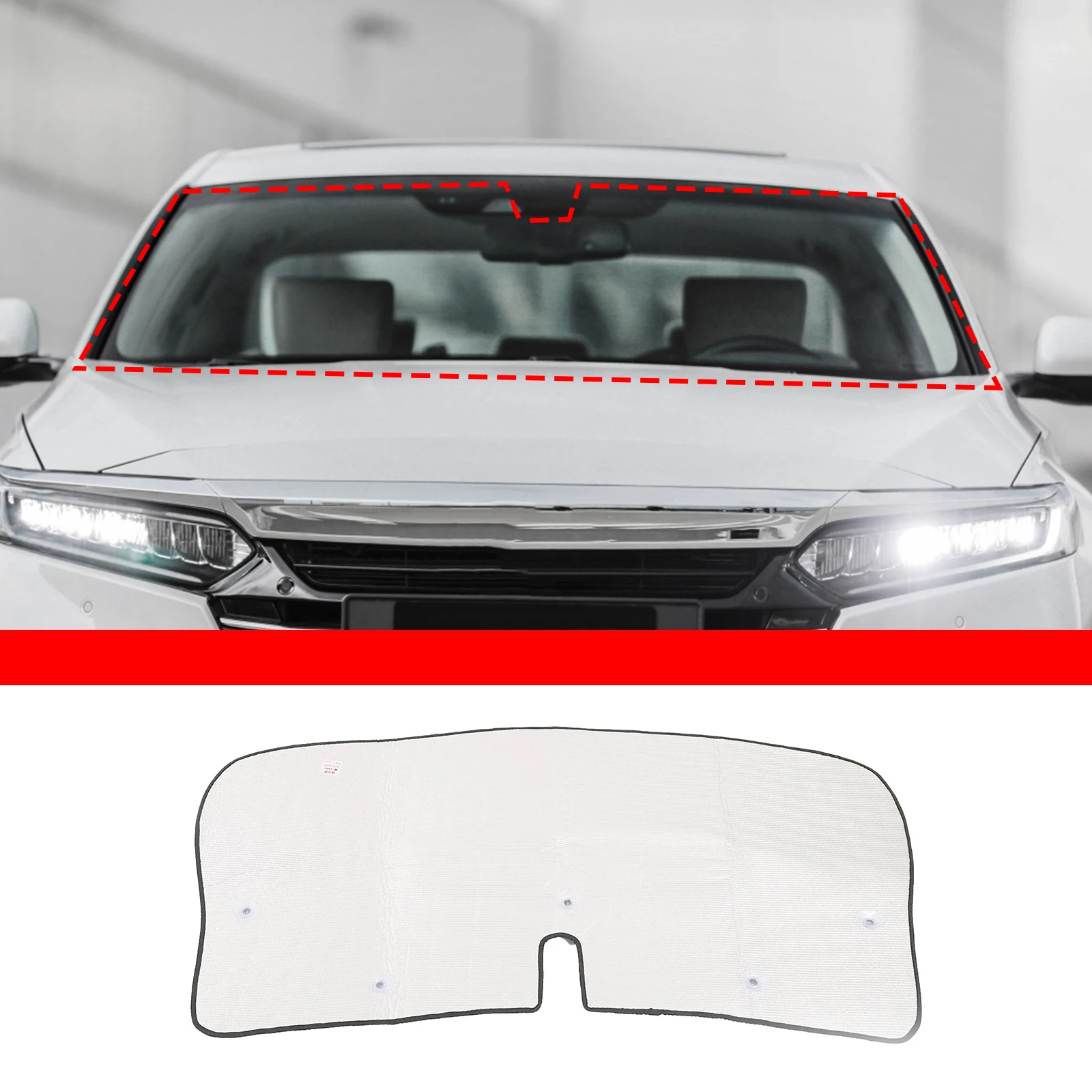 For Honda Accord 2018-2022 Aluminum Foil Silver Car Front Glass Sunshade Cover Car Interior Protection Accessories
For Honda Accord 2018-2022 Aluminum Foil Silver Car Front Glass Sunshade Cover Car Interior Protection Accessories