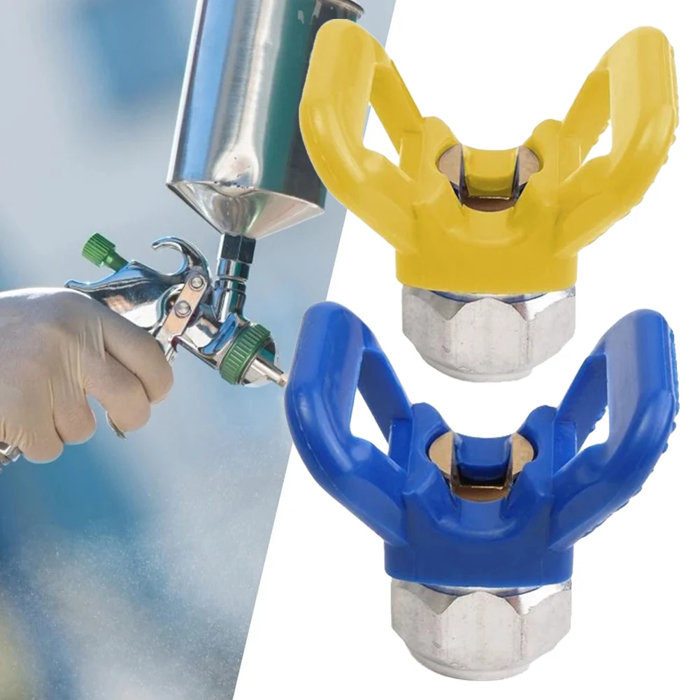 High Pressure Airless Flat Tip Nozzle Guard Airless Spraying Machine Nozzles Cover Tip Guard Toool For Sprayer Hand Tool
High Pressure Airless Flat Tip Nozzle Guard Airless Spraying Machine Nozzles Cover Tip Guard Toool For Sprayer Hand Tool