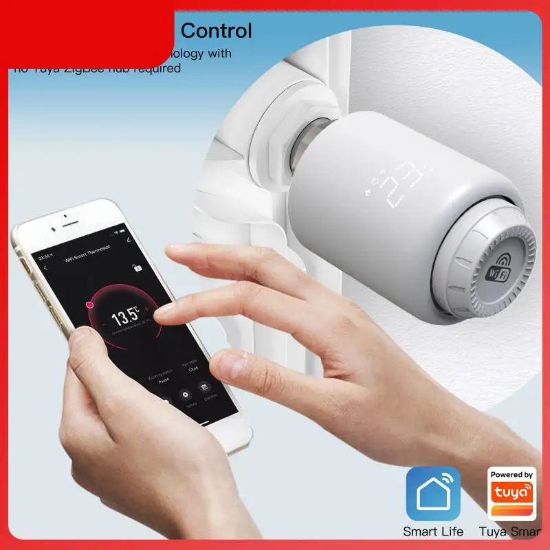 Wireless Temperature Controller Programmable App Control Tuya Thermostatic Radiator Valve Diy Wifi Smart Thermostatic Switch New
Wireless Temperature Controller Programmable App Control Tuya Thermostatic Radiator Valve Diy Wifi Smart Thermostatic Switch New