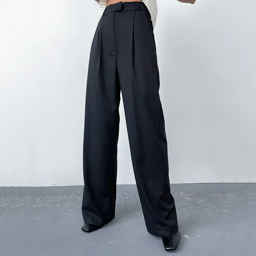 Новинка весна-осень 2022, модные женские темпераментные подходящие ко всему Костюмные брюки, прямые хлопковые шелковые повседневные брюки
Новинка весна-осень 2022, модные женские темпераментные подходящие ко всему Костюмные брюки, прямые хлопковые шелковые повседневные брюки