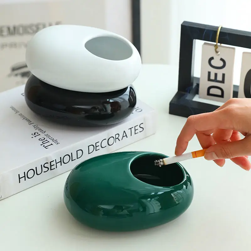 Pebble Style Room Ash Tray Ashtray Ceramic Office Tabletop Table Creative Ornaments Cigarette Cigar Ashtray Gift for Father
Pebble Style Room Ash Tray Ashtray Ceramic Office Tabletop Table Creative Ornaments Cigarette Cigar Ashtray Gift for Father