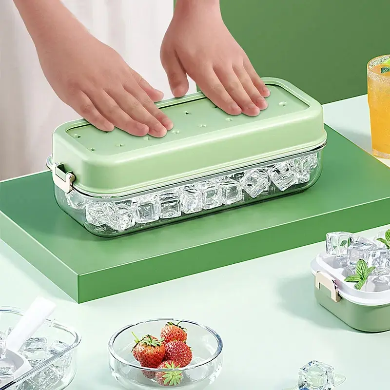 Food-grade 24 Squares Hand-made Silicone Household Lid Ice Cube Tray Accessories Mold Ice-tray, Ideal for Making Ice Cubes.
Food-grade 24 Squares Hand-made Silicone Household Lid Ice Cube Tray Accessories Mold Ice-tray, Ideal for Making Ice Cubes.