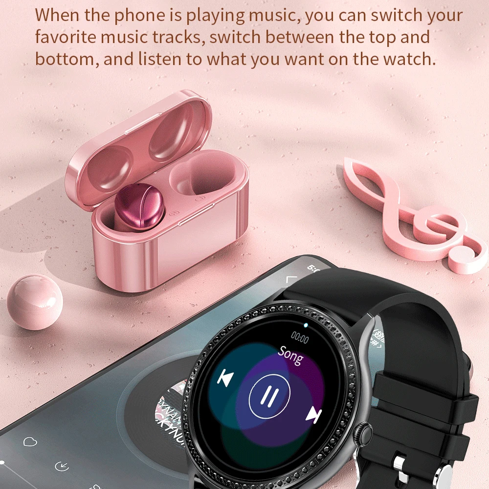 Женские Смарт-часы для пар часы 2022 Ip68 женские напоминание о месяце термометр Android